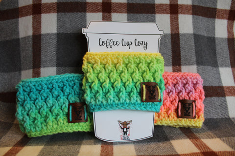 Retro Stripe NEW Alpine Coffee Cozy Sleeve