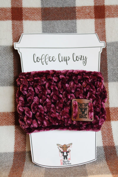 NEW Velvet Alpine Coffee Cozy Sleeve