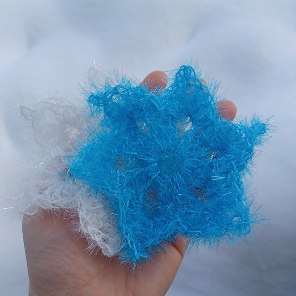 Small Snowflake Scrubby Set