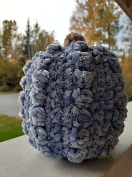 Velvet Pumpkins- Smokey Blue