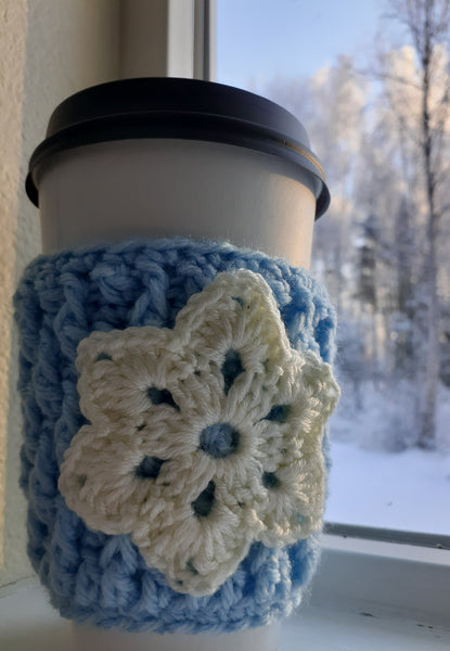 Winter Snow Coffee Cozy Sleeve