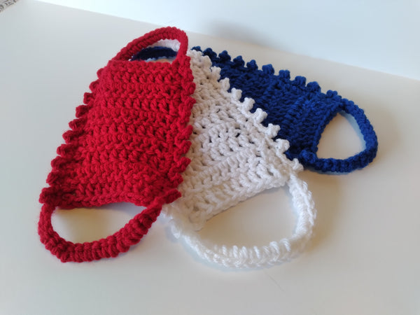 4th of July Towel Hangers- Bright Red, White, and Blue Trio