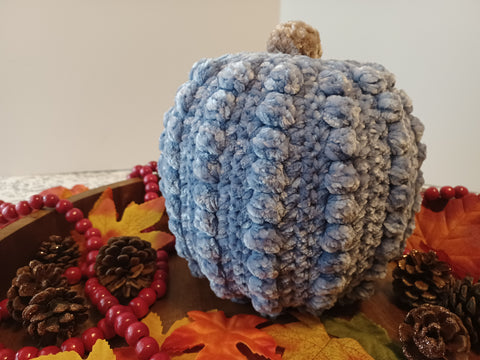 Velvet Pumpkins- Smokey Blue