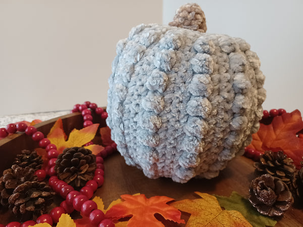 Velvet Pumpkins- Softened Blue